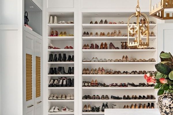 Custom closet designs should always reflect YOUR wardrobe needs. Want every pair of shoes on display? We've got you covered.