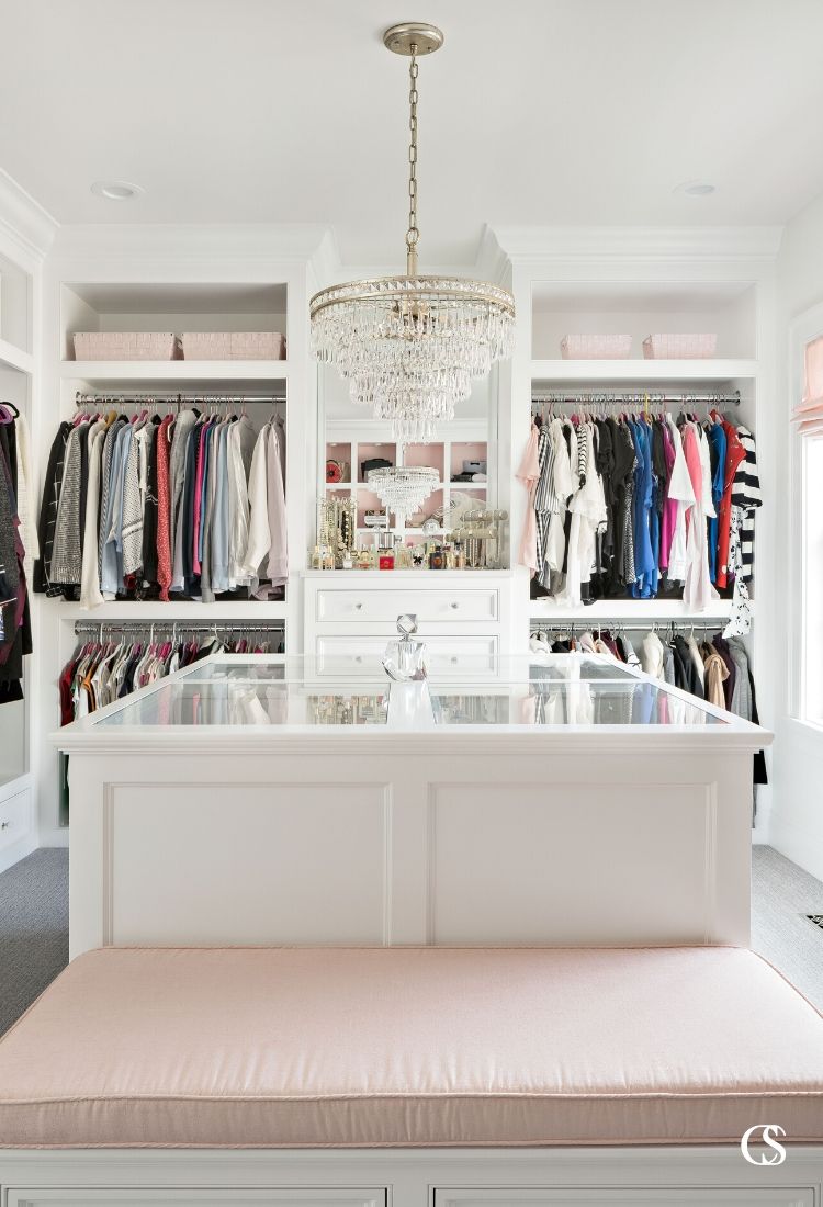 Don't you think the best custom closet design should also include space to rest? A closet should be able to pull double duty by working hard and providing privacy and peace.