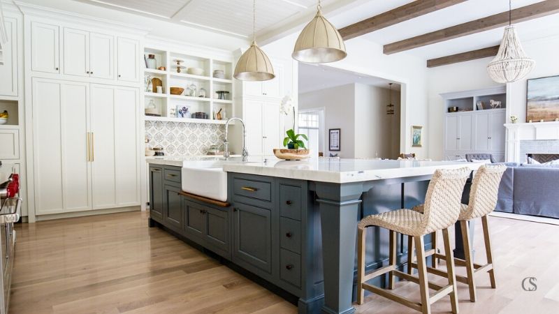 Kitchen Design Idea - Hide Pull Out Trash Bins In Your Cabinetry