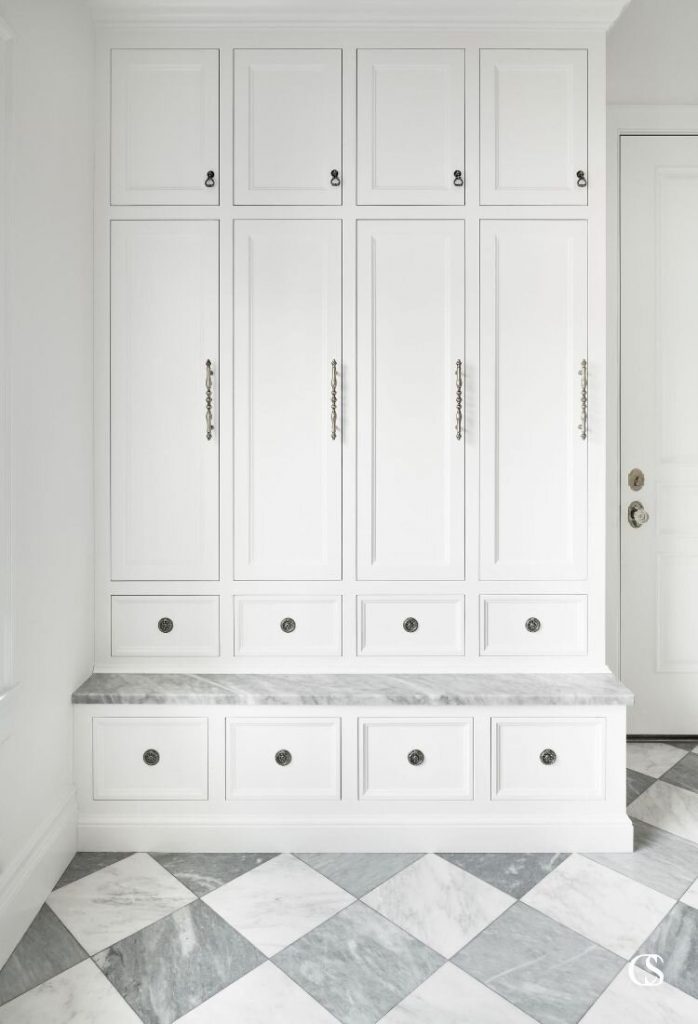 A mudroom is all about storage and functionality, but that doesn't mean that mudroom ideas need to be bland. Find some of our best mudroom decorating and organizing tips on the blog at ChristopherScottCabinetry.com!