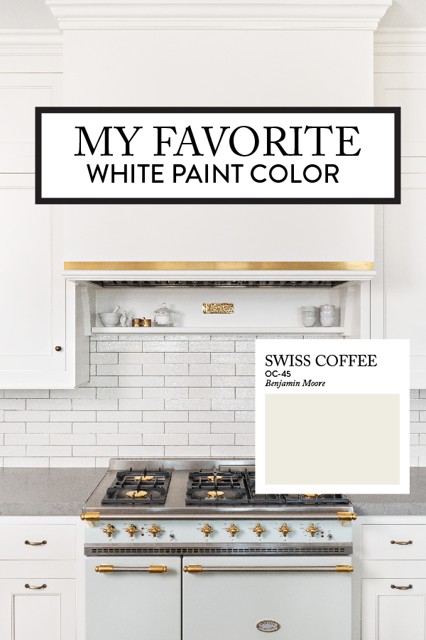 Favorite White Paint Color - Swiss Coffee OC-45 Benjamin Moore