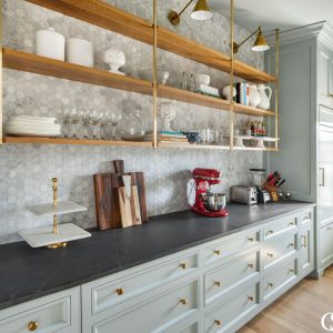 But color has come back to the kitchen in a big way with exciting paint colors for kitchen cabinets and beautiful two-tone paint colors for the kitchen