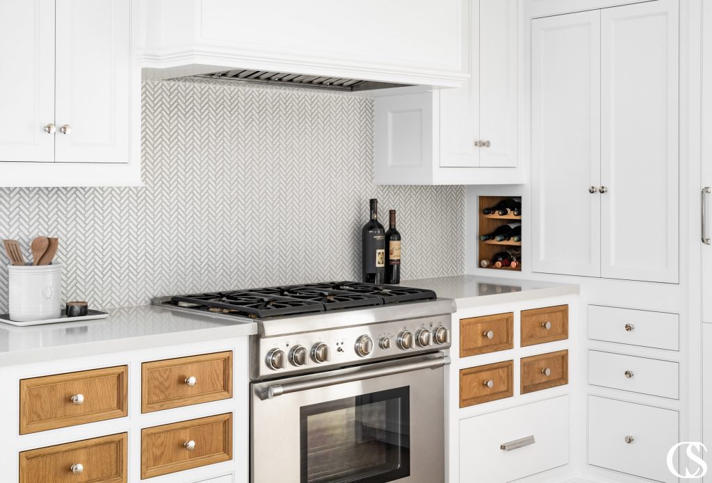 Many kitchen space-saving ideas can be accomplished with the existing cabinetry in your home and our favorite space-saving tips