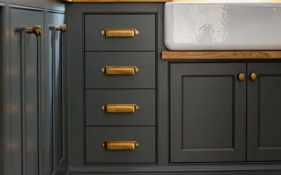 Choosing the right cabinet hardware finishes for your home is made easy in this simple guide to picking the best hardware for your home by Christopher Scott Cabinetry.
