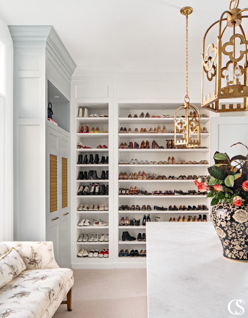 Custom closet designs should always reflect YOUR wardrobe needs. Want every pair of shoes on display? We've got you covered.