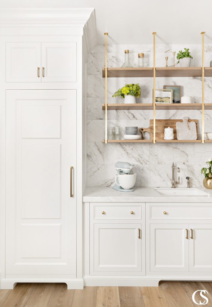 Custom pantry design will allow you to make a beautiful space for storing kitchen items that doesn't have to feel like a grocery store stockroom.