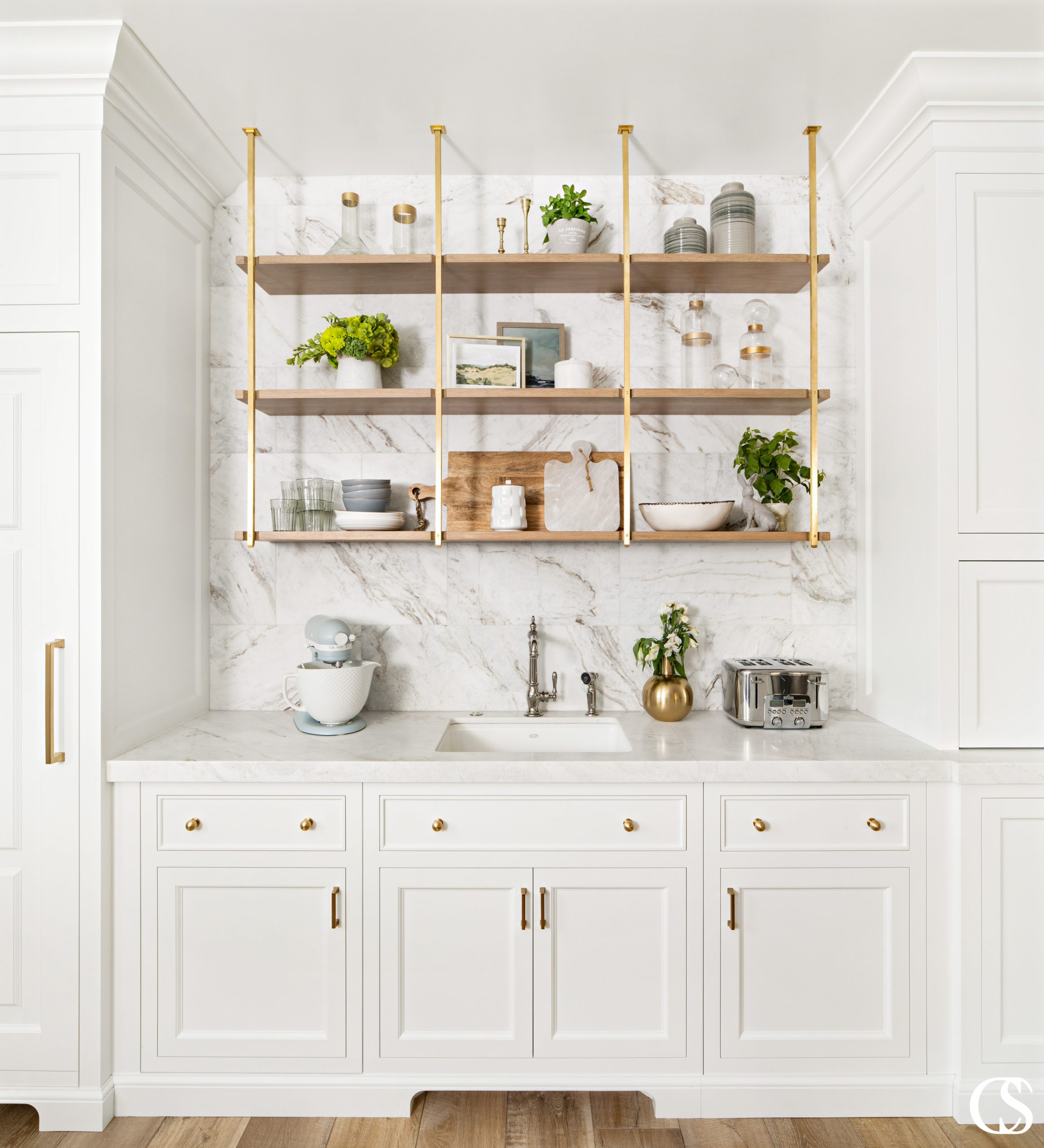 Are custom cabinets worth it? Every little detail of these custom cabinets designed for the kitchen screams YES.