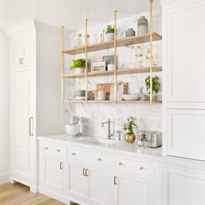 Custom pantry ideas will allow you to make a beautiful space for storing kitchen items that doesn't have to feel like a grocery store stockroom.