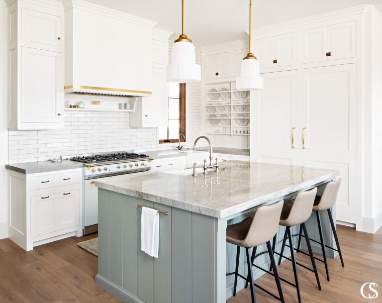 The Best Countertops With White Cabinets - Christopher Scott Cabinetry